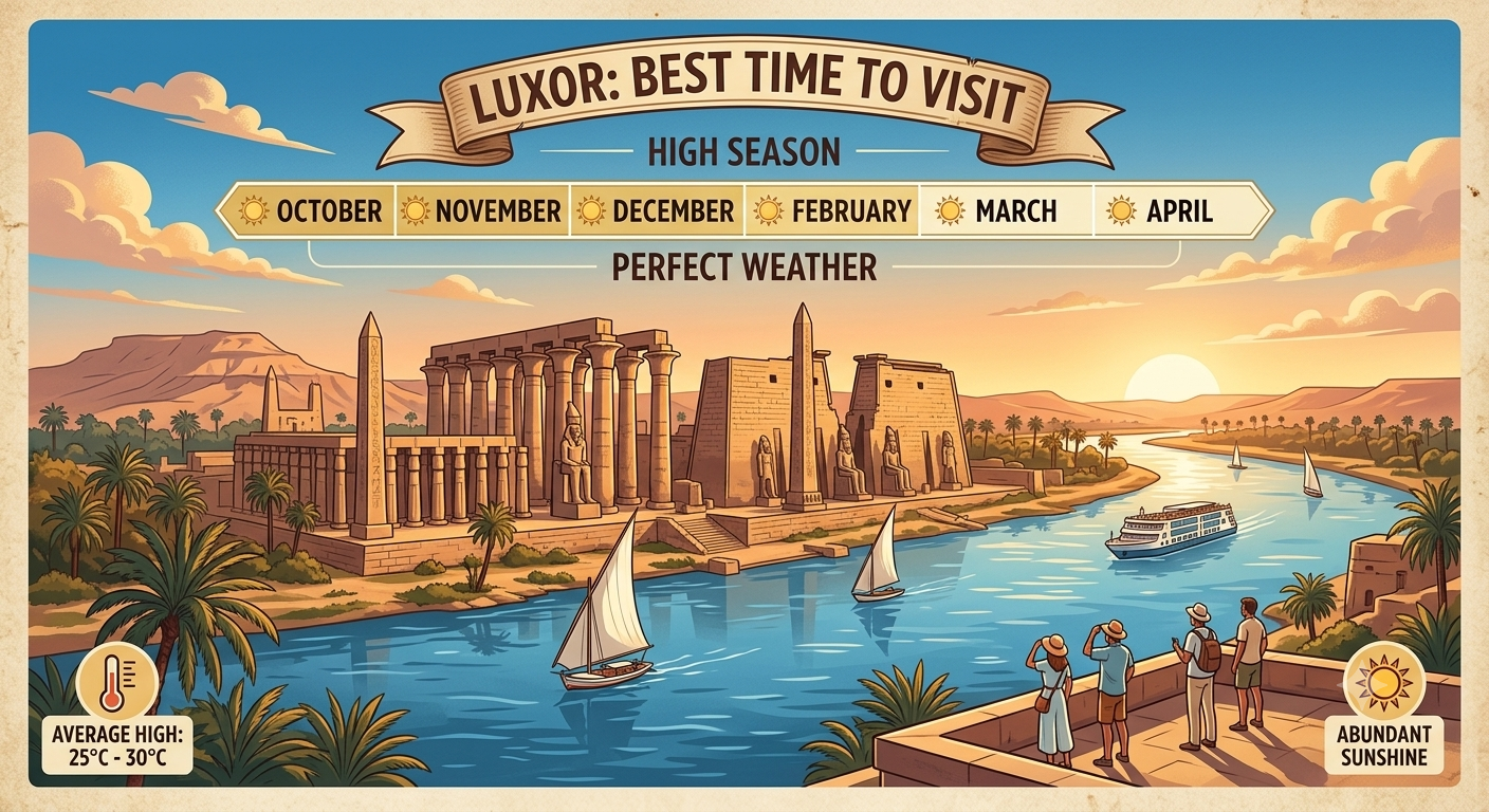Mejor época para visitar Luxor